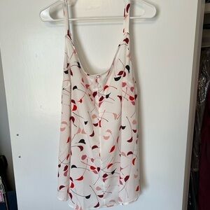 LANE Bryant 2x Flowy White Camisole Tank Top